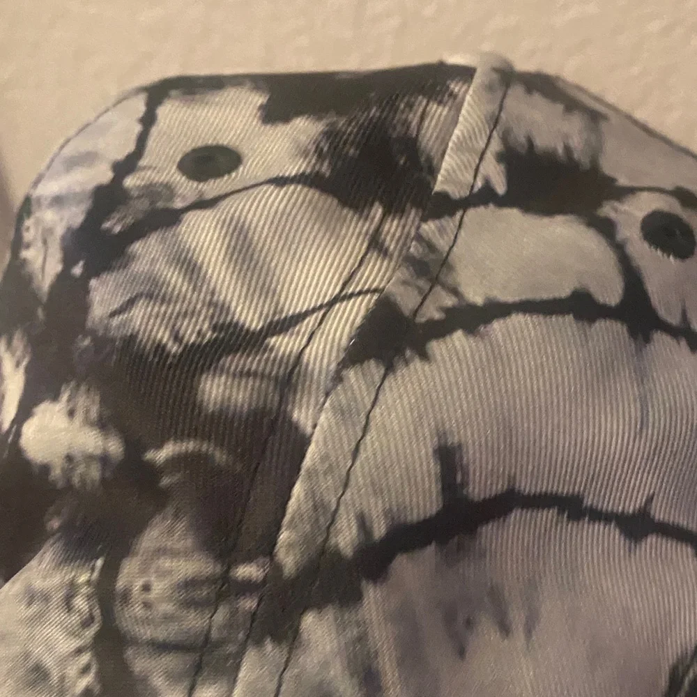 AC/DC Black and White Tie-Dye Hat